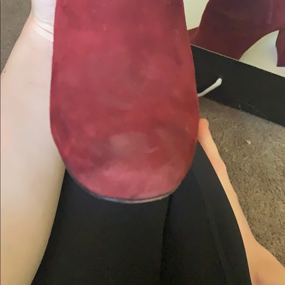 Karl Lagerfeld Red Suede Boot - Picture 8 of 11